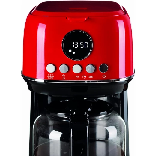 ماكينة قهوة أميريكان 12 كوب من Ariete Moderna - أحمر - اريتي - Image 6