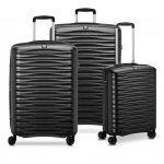 Roncato Wave Set of 3 Hard Trolley Bags - Black - Roncato