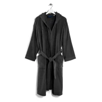 Caleffi Minorca  Bathrobe - Black XXL
