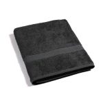 Caleffi Minorca Bath Towel - Black 100x150cm - caleffi