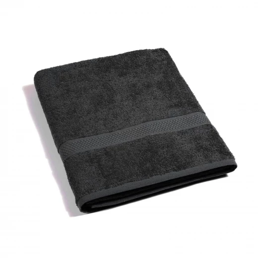 Caleffi Minorca Bath Towel - Black 100x150cm - caleffi - Image 2