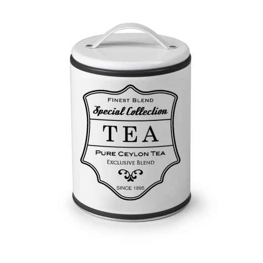Ibili 11x16cm Tea Canister with Handle - White - Ibili - Image 2