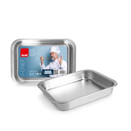 صينية فرن ستيل 38*29 سم من Ibili i-Chef - ابيلي - Image 2