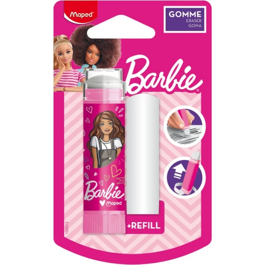 Maped Barbie Rubber Eraser with Refill 152013 - School Supplies Maped Barbie Rubber Eraser with Refill 152013 - School Supplies