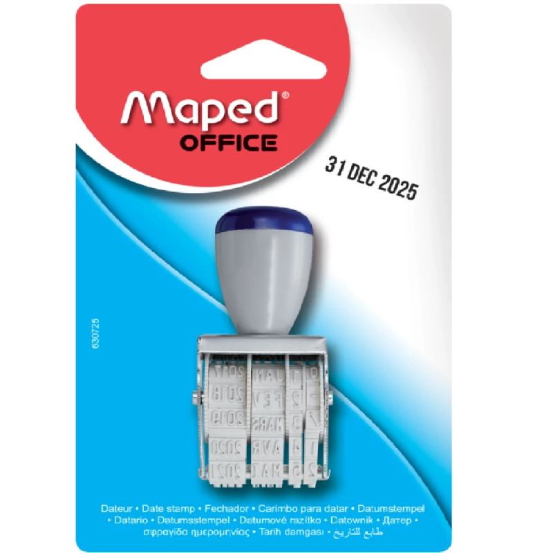 Maped Dateur Film Date Stamp – Office Date Imprinter for Month, Day & Year - Maped