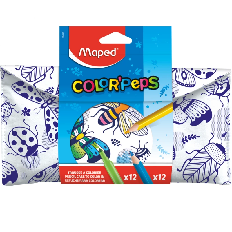 Maped Colorpeps Pencil Case To Colour - Maped