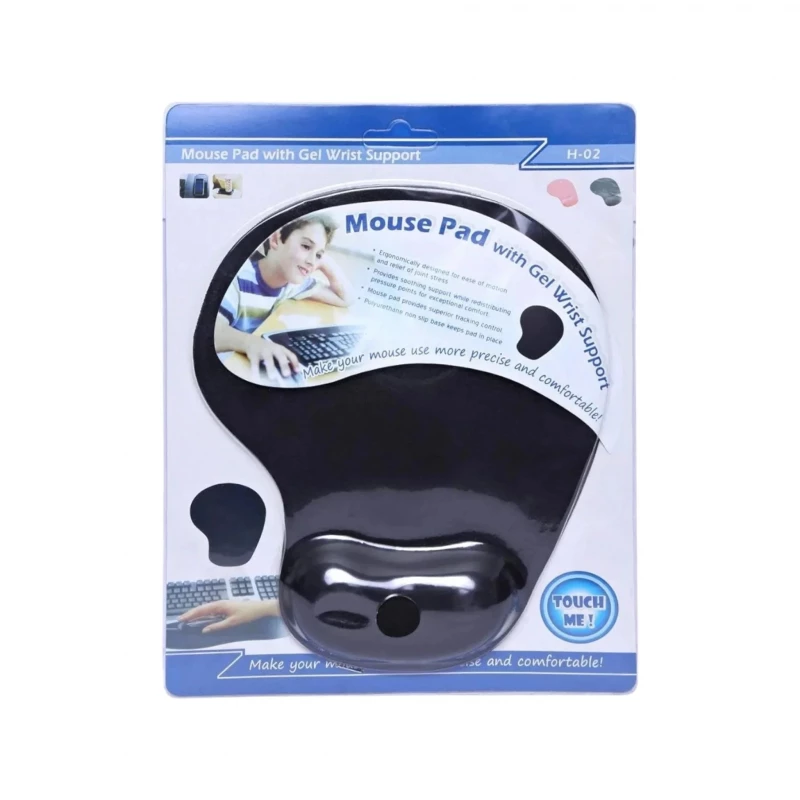 لوحة ماوس مع دعامة معصم هلامية – تصميم مريح لتقليل إجهاد اليد - اس ستيشنري