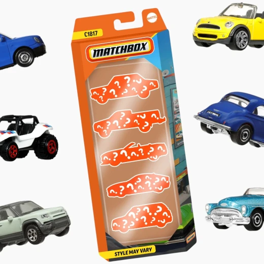 Matchbox 1:64 Scale 5-Pack – Assorted – Each vehicle is crafted in a 1:64 scale with realistic details and authentic decos – Model C1817 - Mattel - Image 5