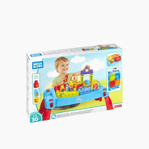 Mega Bloks Build 'n Learn Table – Includes building blocks and special pieces for constructing scenes like towns or houses – Model CNM42 - Mega Bloks - Image 13
