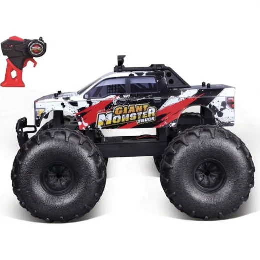 Maisto – Giant Monster Truck – White – USB Rechargeable – Model 82561 WT – 1:6 Scale - Maisto - Image 3