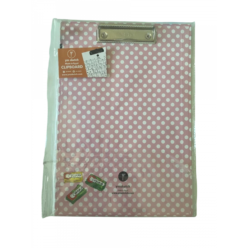 Polka Dot Clipboard – by ym sketch - Sstationery