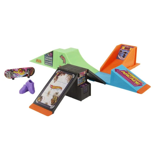 مجموعة التزلج على الجليد من Hot Wheels - متنوعة - تتضمن لوحة أصابع حصرية معتمدة من توني هوك - موديل HGT91 - ماتيل - Image 3