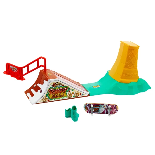 مجموعة التزلج على الجليد من Hot Wheels - متنوعة - تتضمن لوحة أصابع حصرية معتمدة من توني هوك - موديل HGT91 - ماتيل - Image 9