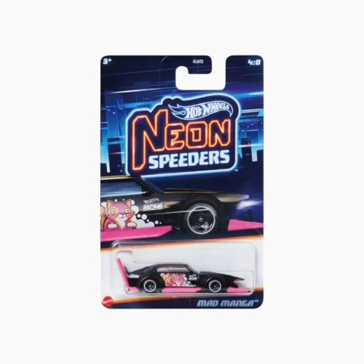 Hot Wheels Themed Neon Speeders – Assorted – Assortment includes 10 diecast cars from the Hot Wheels Neon Speeders line – Model HLH72 - Mattel - Image 2