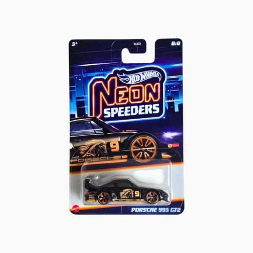 Hot Wheels Themed Neon Speeders – Assorted – Assortment includes 10 diecast cars from the Hot Wheels Neon Speeders line – Model HLH72 - Mattel - Image 3