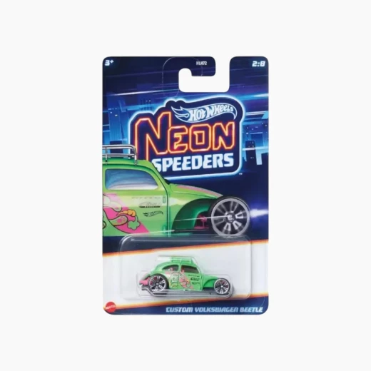 Hot Wheels Themed Neon Speeders – Assorted – Assortment includes 10 diecast cars from the Hot Wheels Neon Speeders line – Model HLH72 - Mattel - Image 11