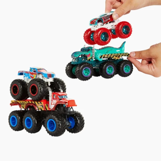 Hot Wheels Monster Rigs 1:64 – Assorted – Includes 1 random piece – Die-Cast Collectible Model Car – Model HWN86 - Mattel - Image 4