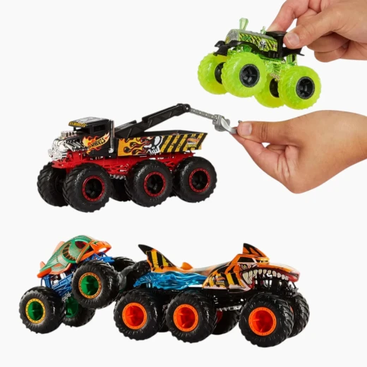 Hot Wheels Monster Rigs 1:64 – Assorted – Includes 1 random piece – Die-Cast Collectible Model Car – Model HWN86 - Mattel - Image 6