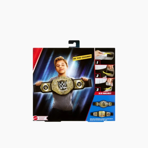 حزام عنوان بطولة Mattel WWE Network Gold للوزن الثقيل - مصمم لإثارة شكل ومظهر لقب البطولة - موديل HYF18 - ماتيل - Image 2