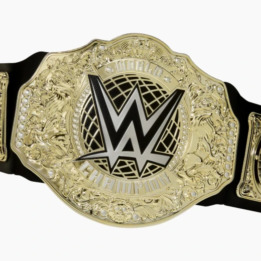 حزام عنوان بطولة Mattel WWE Network Gold للوزن الثقيل - مصمم لإثارة شكل ومظهر لقب البطولة - موديل HYF18 - ماتيل - Image 5