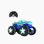Hot Wheels Remote Control 1:15 Monster Trucks Mega Wrex Alive – Features interactive lights and sounds – Model JBD90 - Mattel