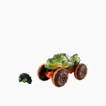 Hot Wheels Remote Control 1:15 Monster Trucks Sharks vs Dinos – Includes a special button for an impressive wheelie stunt – Model JBH03 - Mattel