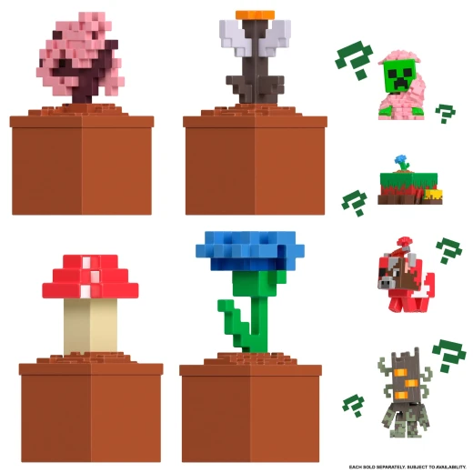 Minecraft Mini Mining – Assorted – Collectible miniature Minecraft-themed figure – Model HTK99 - Mattel - Image 4