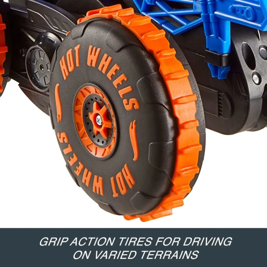 Hot Wheels Remote Control 1:15 Monster Trucks Tiger Shark Climber – Innovative tail for climbing over obstacles – Model JFR39 - Mattel - Image 6