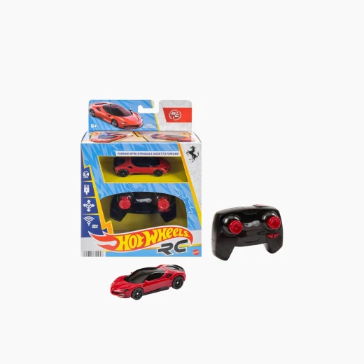 Hot Wheels RC 1:64 Ferrari SF90 – 1:64 scale remote-control replica of the Ferrari SF90 Stradale Assetto Fiorano – Model JGD09 - Mattel - Image 6