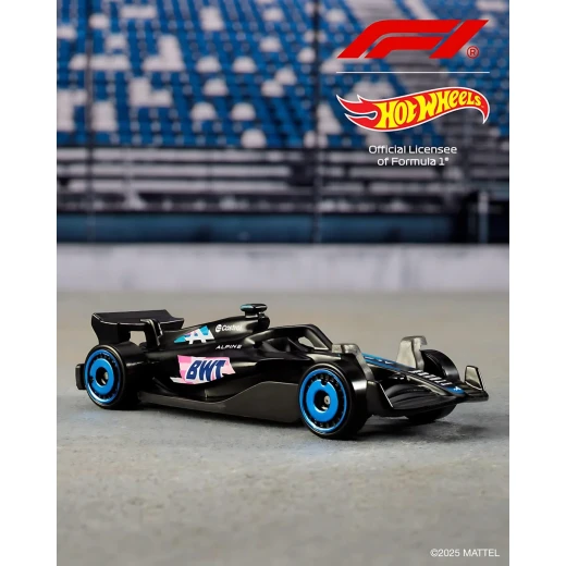 Hot Wheels Basic Car F1 5-Pack – Features five 1:64 scale die-cast Formula 1 race cars – Model JGF58 - Mattel - Image 6