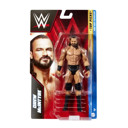 WWE Top Picks Action Figure – متنوعة – المفضلة لدى المعجبين! شخصيات مجسمة من WWE تجلب النجوم إلى الحياة بمقياس 6 بوصات - للأعمار من 6 سنوات فما فوق - موديل GFT58 - ماتيل - Image 3