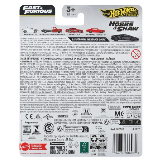 Hot Wheels Premium Fast & Furious Car – Assorted – Fast & Furious licensed line – Die-Cast Collectible Model Car – Model HNW46 - Mattel - Image 4