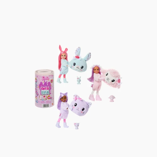 سلسلة Mattel Chelsea Cutie Reveal Sweet Bows – متنوعة – تتضمن 6 مفاجآت داخل كل عبوة – موديل JMW63 - ماتيل - Image 13