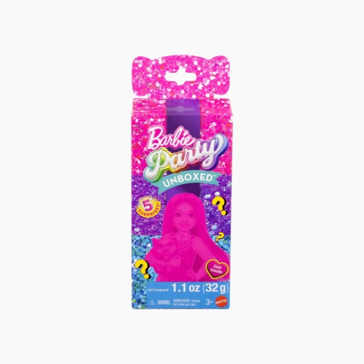سلسلة Mattel Chelsea Party Unboxed Reveal Glam Party - متنوعة - تتميز بعنصر كشف مفاجئ لمزيد من الإثارة - موديل JFY04 - ماتيل - Image 18