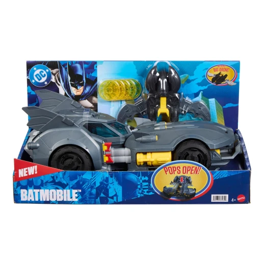 Mattel DC Batmobile - يتميز بنظام Batlink المعياري للتحول مع عناصر إضافية من مستودع Batlink - للأعمار من 4 سنوات فما فوق - موديل JMD52 - ماتيل - Image 5