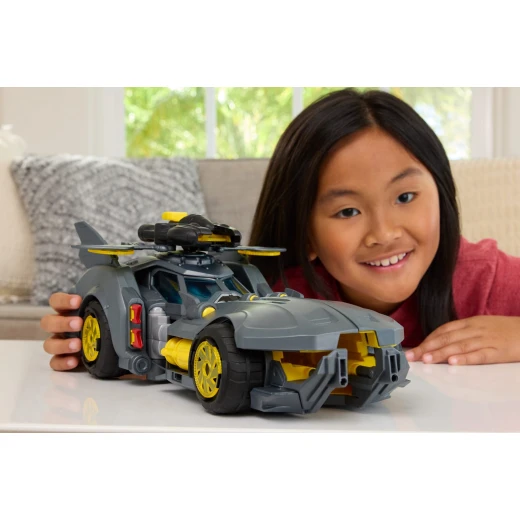 Mattel DC Batmobile - يتميز بنظام Batlink المعياري للتحول مع عناصر إضافية من مستودع Batlink - للأعمار من 4 سنوات فما فوق - موديل JMD52 - ماتيل - Image 14