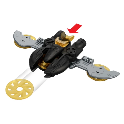 Mattel DC Batmobile - يتميز بنظام Batlink المعياري للتحول مع عناصر إضافية من مستودع Batlink - للأعمار من 4 سنوات فما فوق - موديل JMD52 - ماتيل - Image 17