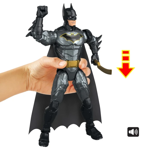 لعبة Mattel DC Crime Crusher Batman Action Figure - تتميز بأكثر من 25 عبارة وصوت مميز - للأعمار من 4 سنوات فما فوق - موديل JMD53 - ماتيل - Image 18