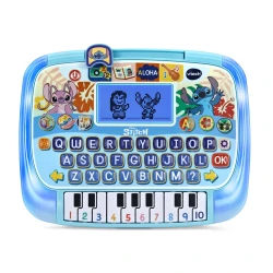 VTech Disney Stitch Learning Tablet – كن مبدعًا واستخدم مفاتيح البيانو العشرة لتأليف الموسيقى – موديل 80-586103