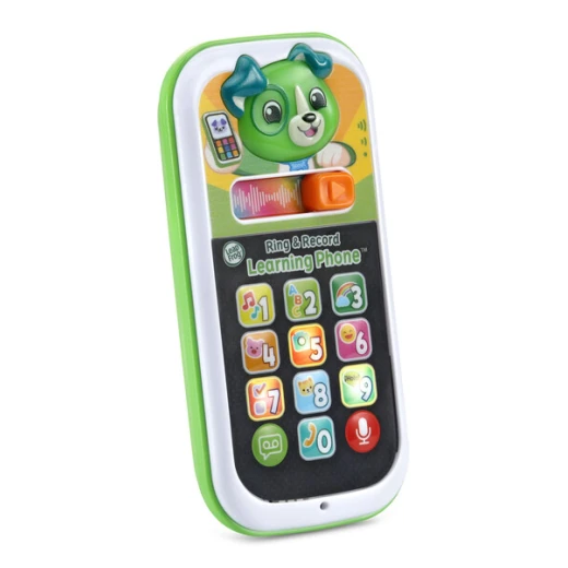 لعبة أنشطة للأطفال الصغار من LeapFrog Enterprises – هاتف LeapFrog Scout's Ring & Record Learning - موديل 80-620903 - مشاريع ليب فروغ - Image 3