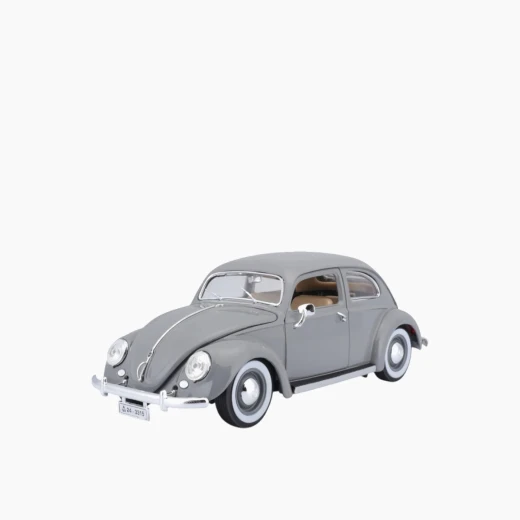 Bburago VW Kafer Beetle (1955) Die-Cast Model Car – 1:18 Scale – Detailed design captures the iconic 1955 Beetle – Model 18-12029 GY - Bburago - Image 19