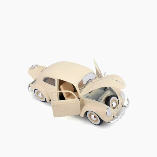 Bburago VW Kafer Beetle (1955) Die-Cast Model Car – 1:18 Scale – Detailed design captures the iconic 1955 Beetle – Model 18-12029 GY - Bburago - Image 21