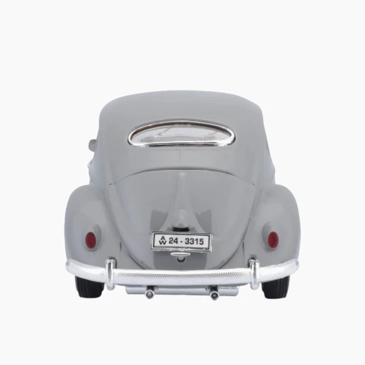 Bburago VW Kafer Beetle (1955) Die-Cast Model Car – 1:18 Scale – Detailed design captures the iconic 1955 Beetle – Model 18-12029 GY - Bburago - Image 4