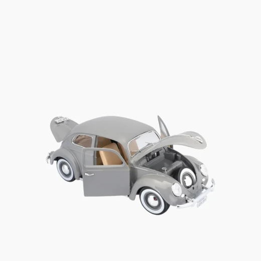 Bburago VW Kafer Beetle (1955) Die-Cast Model Car – 1:18 Scale – Detailed design captures the iconic 1955 Beetle – Model 18-12029 GY - Bburago - Image 5