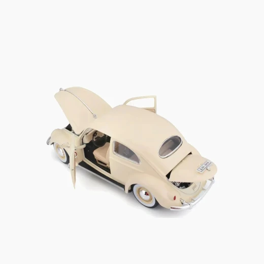 Bburago VW Kafer Beetle (1955) Die-Cast Model Car – 1:18 Scale – Detailed design captures the iconic 1955 Beetle – Model 18-12029 GY - Bburago - Image 6