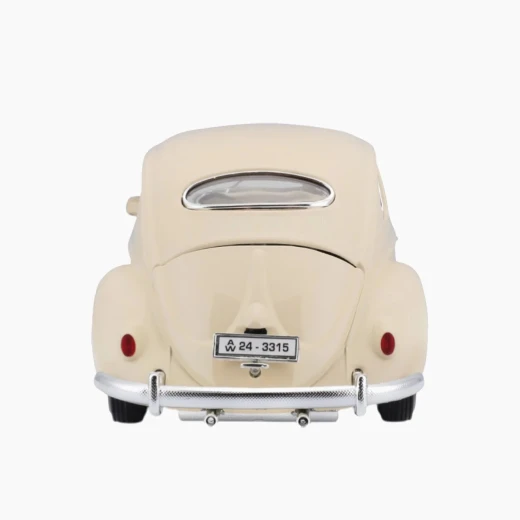 Bburago VW Kafer Beetle (1955) Die-Cast Model Car – 1:18 Scale – Detailed design captures the iconic 1955 Beetle – Model 18-12029 GY - Bburago - Image 10