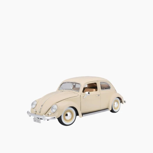 Bburago VW Kafer Beetle (1955) Die-Cast Model Car – 1:18 Scale – Detailed design captures the iconic 1955 Beetle – Model 18-12029 GY - Bburago - Image 11