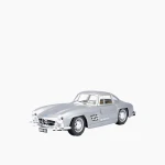 Bburago Mercedes-Benz 300 SL (1954) Die-Cast Model Car – 1:24 Scale – Functional elements include opening doors and swiveling steering wheel – Model 18-22023 SL - Bburago