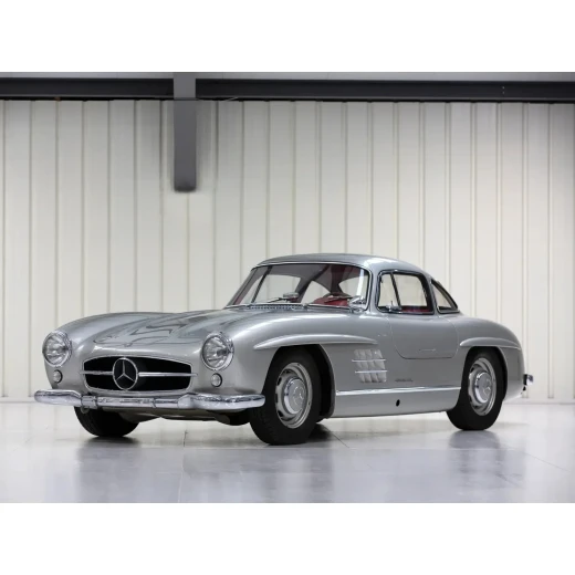 Bburago Mercedes-Benz 300 SL (1954) Die-Cast Model Car – 1:24 Scale – Functional elements include opening doors and swiveling steering wheel – Model 18-22023 SL - Bburago - Image 8