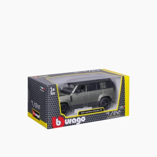 Bburago Land Rover Defender 2022 Die-Cast Model Car – 1:25 Scale – Opening doors – Model 18-21101 SL - Bburago - Image 13
